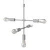 Lampa Wisząca Piper 5 Ramienna Szara Bolia