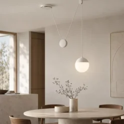 Lampa Wisząca Planets 1 Opalizowana Brokis