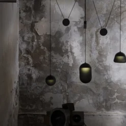 Lampa Wisząca Planets 3 Przydymiona Szara Brokis