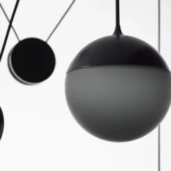Lampa Wisząca Planets 3 Przydymiona Szara Brokis