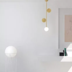 Lampa Wisząca Plates Mosiężna Atelier Areti