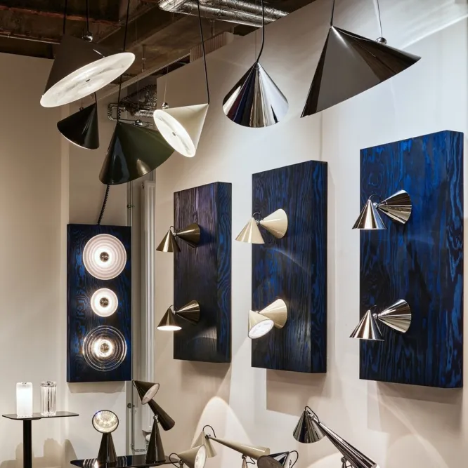 Lampa Wisząca Pose 43 Cm Beżowa Tom Dixon