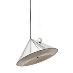 Lampa Wisząca Pose 43 Cm Srebrna Tom Dixon