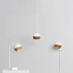 Lampa Wisząca Ray M Biała Mater