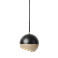 Lampa Wisząca Ray M Czarna Mater
