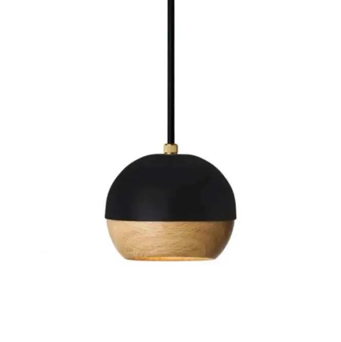 Lampa Wisząca Ray S Czarna Mater