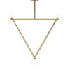 Lampa Wisząca Rhombus Triangle 316 Mosiężna Atelier Areti