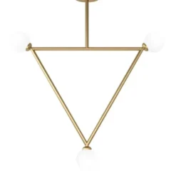 Lampa Wisząca Rhombus Triangle 316 Mosiężna Atelier Areti