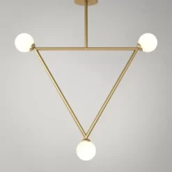 Lampa Wisząca Rhombus Triangle 316 Mosiężna Atelier Areti