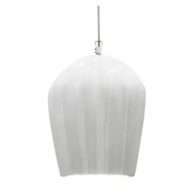 Lampa Wisząca Sahara 29X35 Cm Biała Karman
