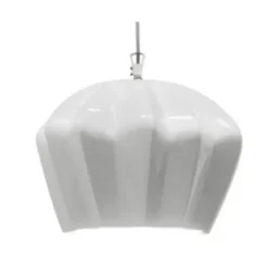Lampa Wisząca Sahara 35X24 Cm Biała Karman