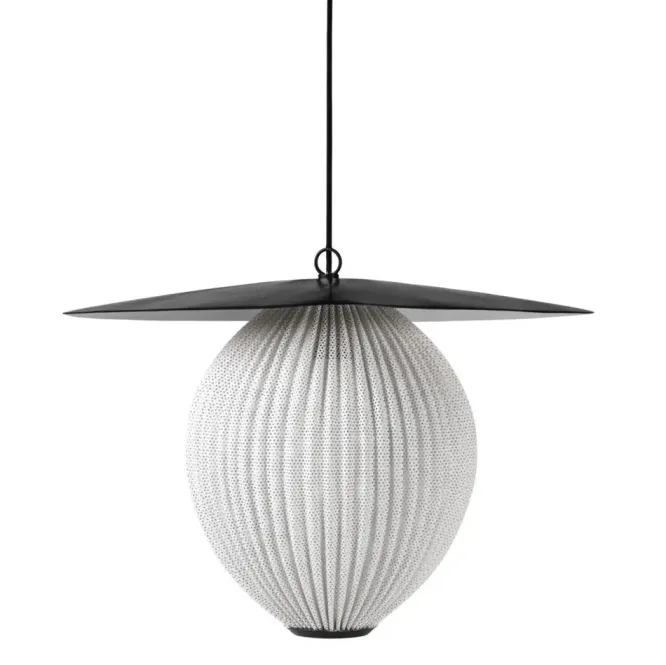 Lampa Wisząca Satellite 27 Cm Kremowa Biel Gubi