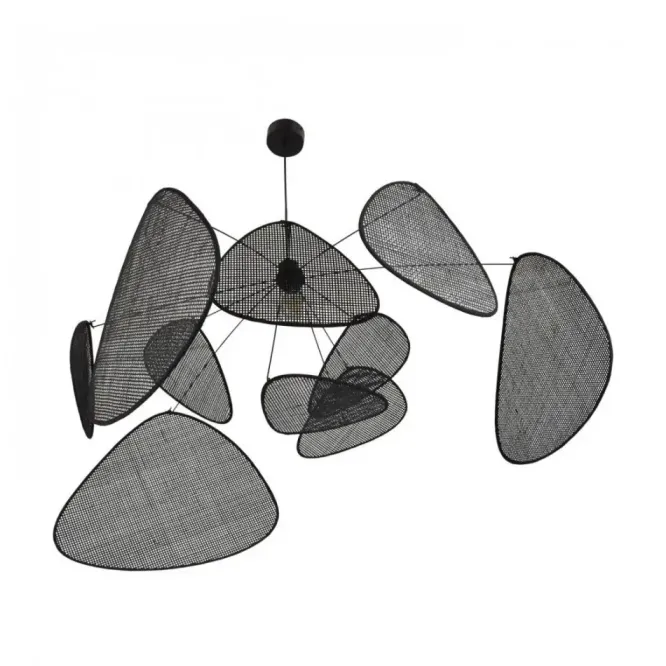 Lampa Wisząca Screen Czarna Xl Market Set