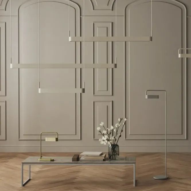Lampa Wisząca Scribe 170 Cm Szara Bolia