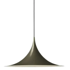 Lampa Wisząca Semi 47 Cm Ciemne Kakao Połysk Gubi