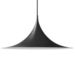 Lampa Wisząca Semi 90 Cm Czarna Matowa Gubi