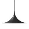 Lampa Wisząca Semi 30 Cm Matowa Czarna Gubi