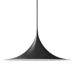 Lampa Wisząca Semi 30 Cm Matowa Czarna Gubi