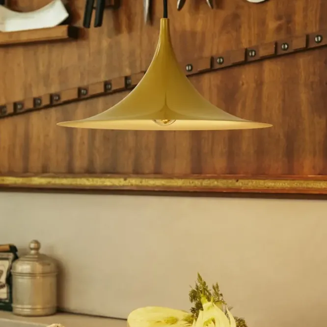 Lampa Wisząca Semi 30 Cm Matowa Czarna Gubi