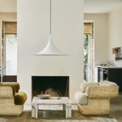 Lampa Wisząca Semi 30 Cm Matowa Czarna Gubi