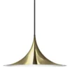 Lampa Wisząca Semi 47 Cm Mosiądz Połysk Gubi