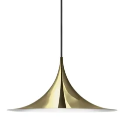 Lampa Wisząca Semi 30 Cm Mosiądz Połysk Gubi