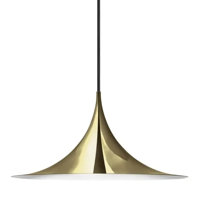 Lampa Wisząca Semi 30 Cm Mosiądz Połysk Gubi