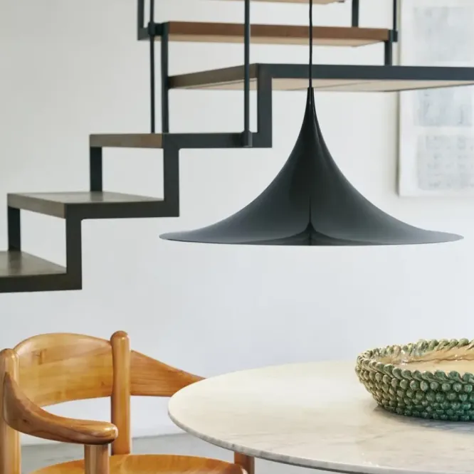 Lampa Wisząca Semi 60 Cm Mosiądz Połysk Gubi