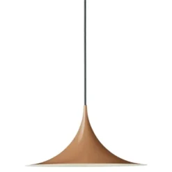 Lampa Wisząca Semi 30 Cm Pomarańczowa Połysk Gubi