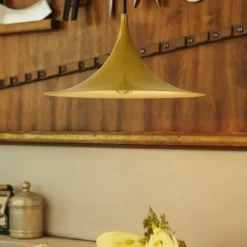 Lampa Wisząca Semi 30 Cm Pomarańczowa Połysk Gubi