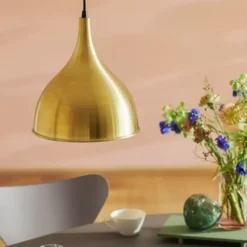 Lampa Wisząca Silhuet Szczotkowany Mosiądz Fritz Hansen