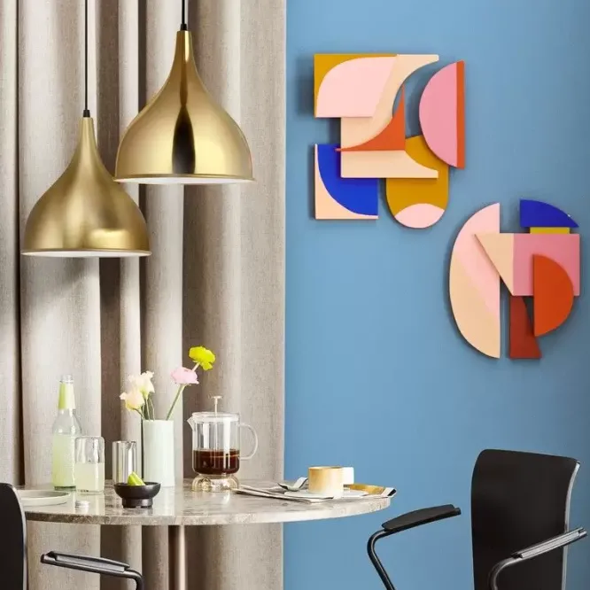 Lampa Wisząca Silhuet Szczotkowany Mosiądz Fritz Hansen