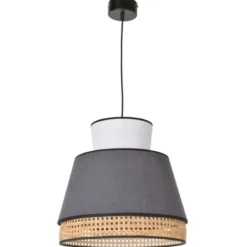 Lampa Wisząca Singapour Mm Anthracite&White Market Set
