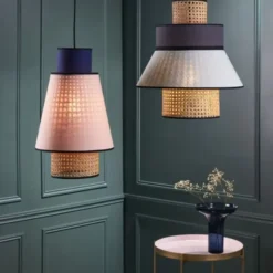 Lampa Wisząca Singapour Mm Anthracite&White Market Set