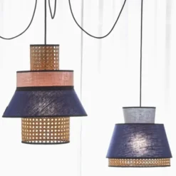Lampa Wisząca Singapour Xm Anthracite-Blanc Market Set