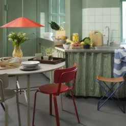 Lampa Wisząca Skirt 60 Cm Pomarańczowa Broste Copenhagen