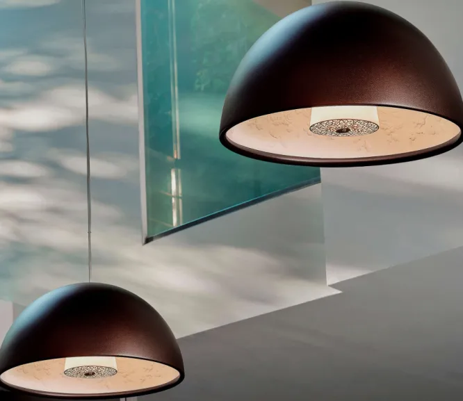 Lampa Wisząca Skygarden Small Czarna Matowa Flos