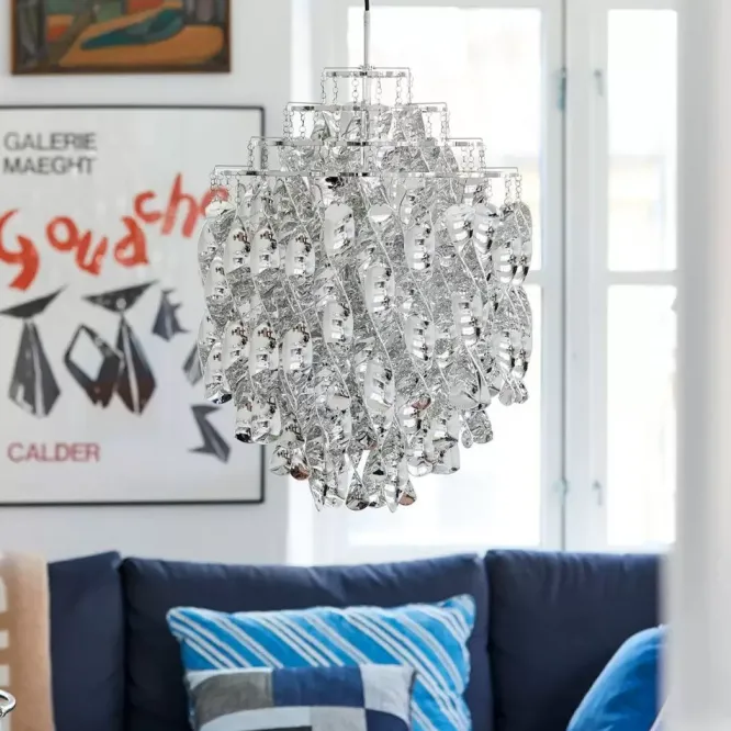 Lampa Wisząca Spiral Sp01 Srebrna Verpan