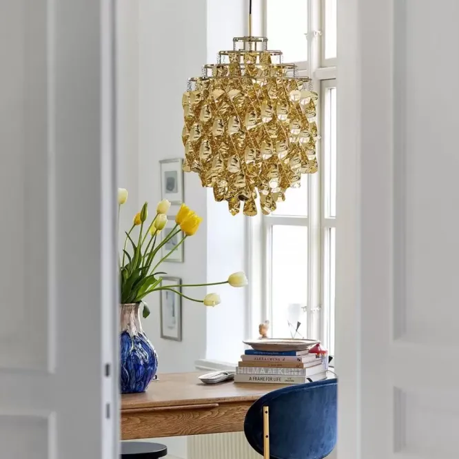 Lampa Wisząca Spiral Sp1 Złota Verpan