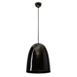 Lampa Wisząca Stanley Duża Black Nickel Hammered Btc