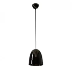 Lampa Wisząca Stanley Mała Czarna Hammered Btc