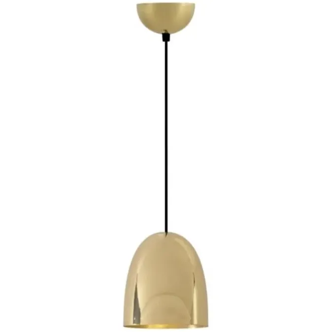 Lampa Wisząca Stanley Mała Mosiądz Polished Btc