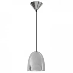 Lampa Wisząca Stanley Mała Nikiel Polished Btc