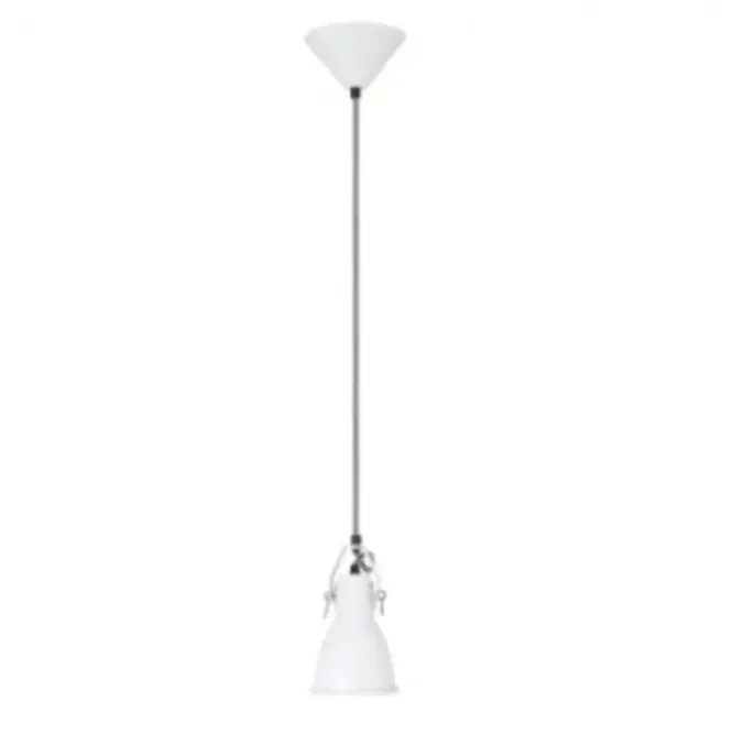 Lampa Wisząca Stirrup 1 Biała Btc