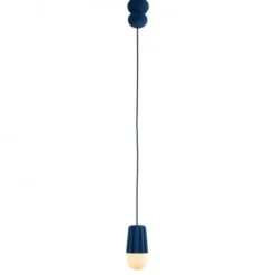Lampa Wisząca Stucco No.1 Niebieska Schneid
