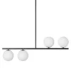 Lampa Wisząca Suguri 82 Cm Czarna Ummo