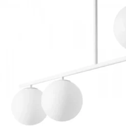 Lampa Wisząca Suguri 52 Cm Z Podwyższoną Szczelnością Ip44 Biała Ummo