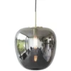 Lampa Wisząca Szklana Przydymiona Hubsch