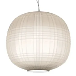 Lampa Wisząca Tartan Biała Foscarini