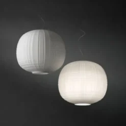 Lampa Wisząca Tartan Szara Foscarini